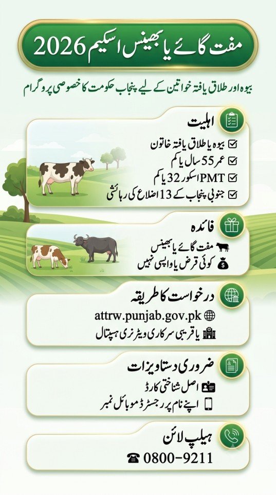 CM Punjab Livestock Asset Transfer Scheme